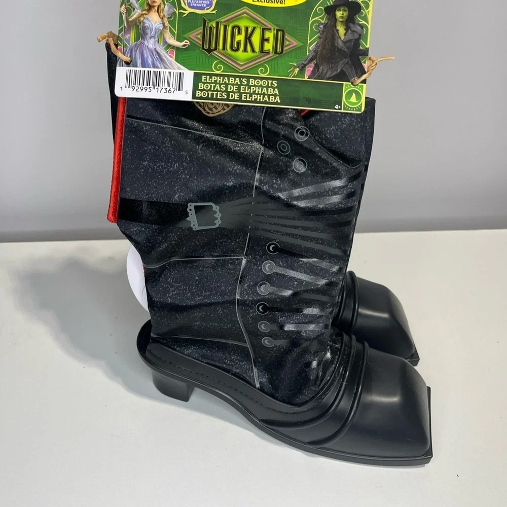 NEW Elphaba's Black Boots - Wicked Costume Dress Up Shoes